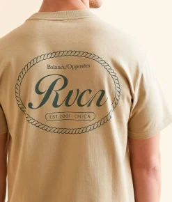 Graphic T-Shirts | RVCA Classic Steal T-Shirt Khaki