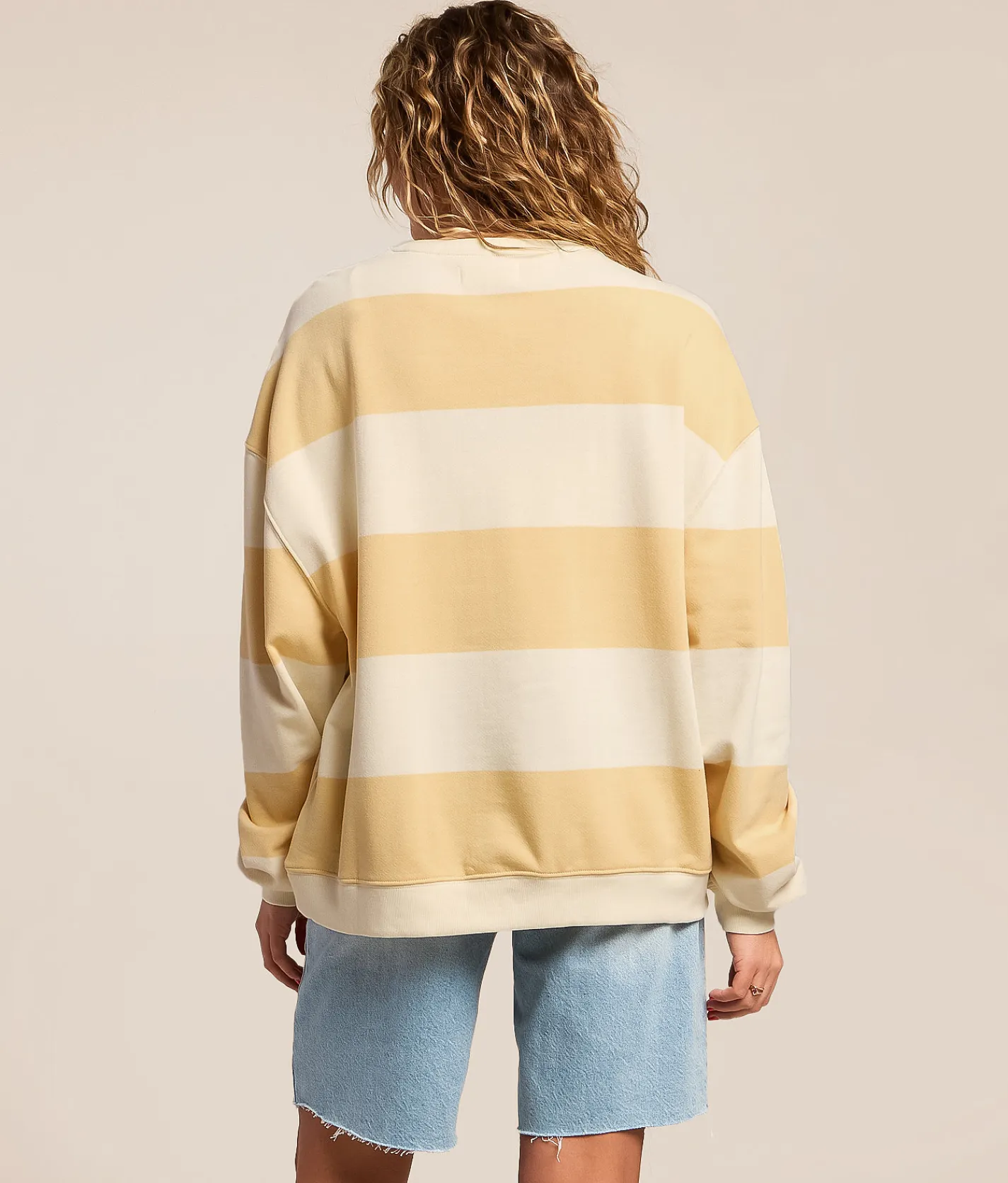 Tops | Free People Classic Stripe Pullover Periwinkle