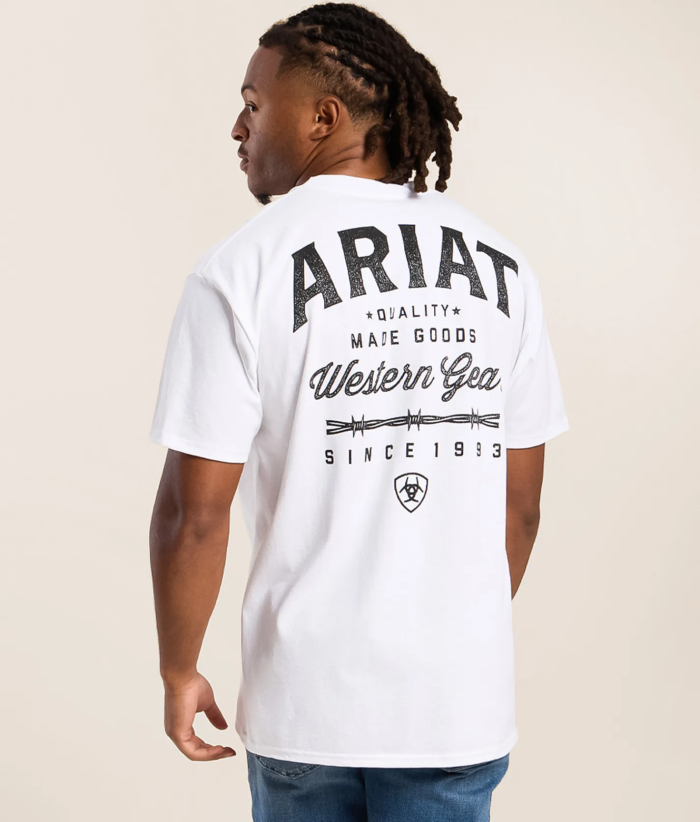 Tops|Graphic T-Shirts | Ariat Classic Tomb Arch T-Shirt White