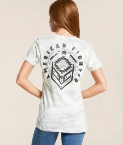 Tops | American Fighter Clay Springs T-Shirt White Camo