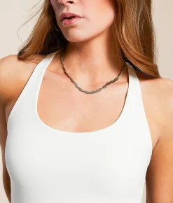 Free People Clean Lines Racerback Tank Top Green
