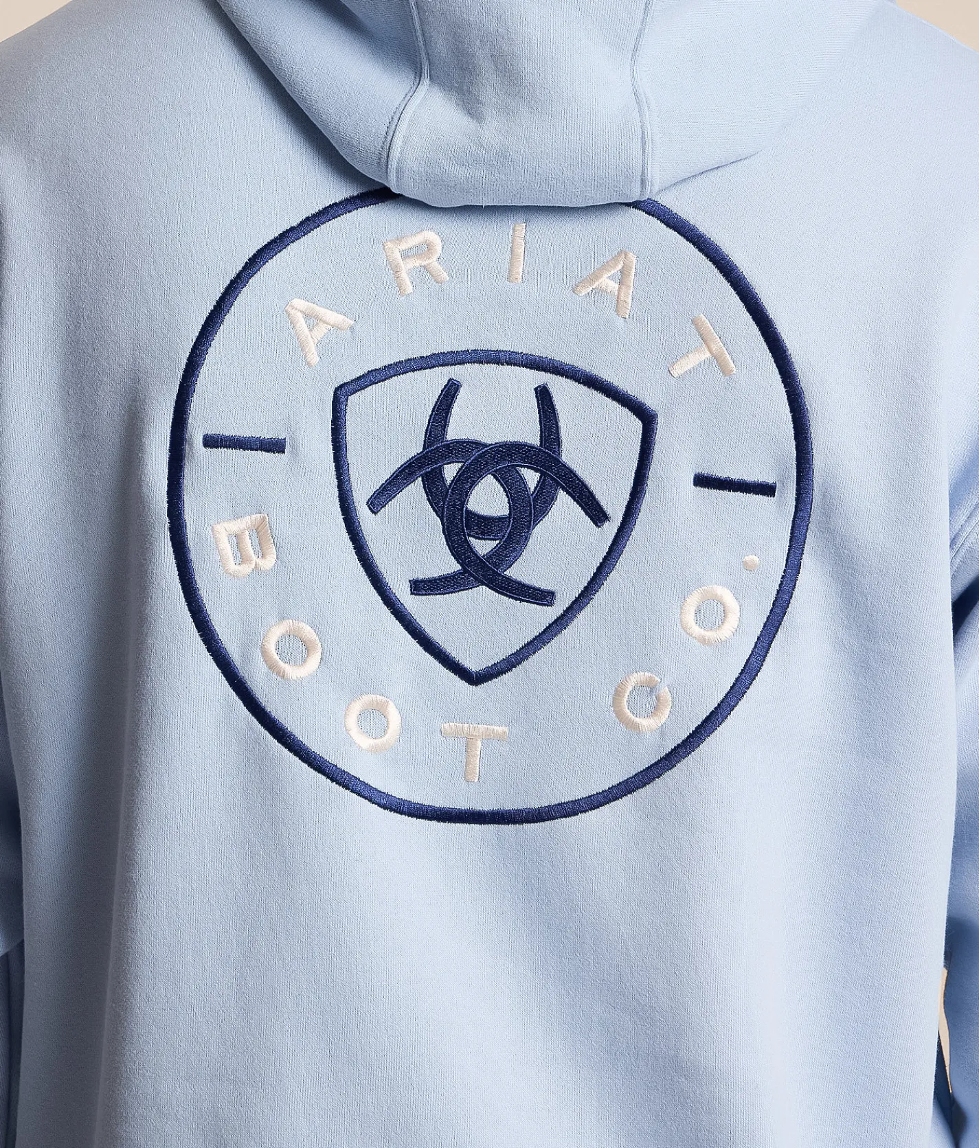 Ariat Clean Seal Hooded Sweatshirt Soft Chambray New