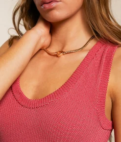 Tops | Free People Clean Slate Tank Top Dark Wine