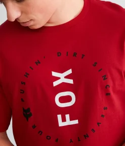 Fox Clean Up T-Shirt Red Hot