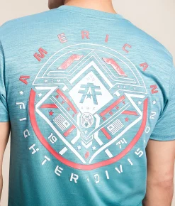 American Fighter Clear View T-Shirt Coastal Shade Colonial Bl Outlet