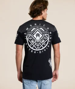 Tops|Graphic T-Shirts | American Fighter Clearview T-Shirt Black Black Mass Tetris