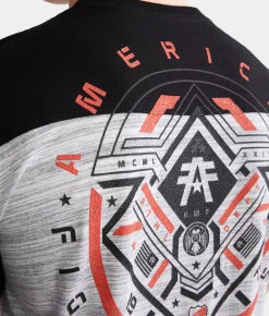 American Fighter Clearview T-Shirt White Black Multi Discount
