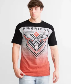 American Fighter Clearview T-Shirt White Black Multi Discount