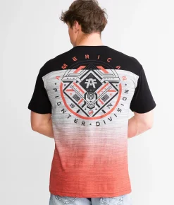 American Fighter Clearview T-Shirt White Black Multi Discount