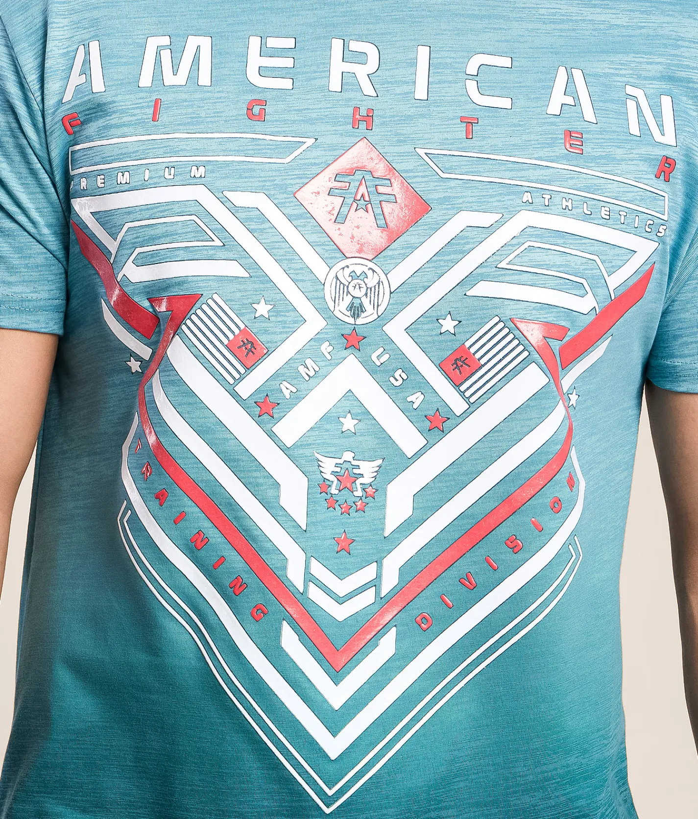 Tops | American Fighter Clear View T-Shirt Coastal Shade Colonial Bl