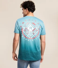 Tops | American Fighter Clear View T-Shirt Coastal Shade Colonial Bl