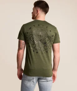 Tops|Graphic T-Shirts | American Fighter Clearview T-Shirt Thyme Kombu Green