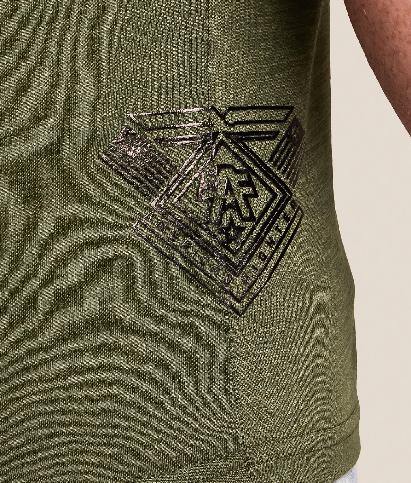 Tops|Graphic T-Shirts | American Fighter Clearview T-Shirt Thyme Kombu Green