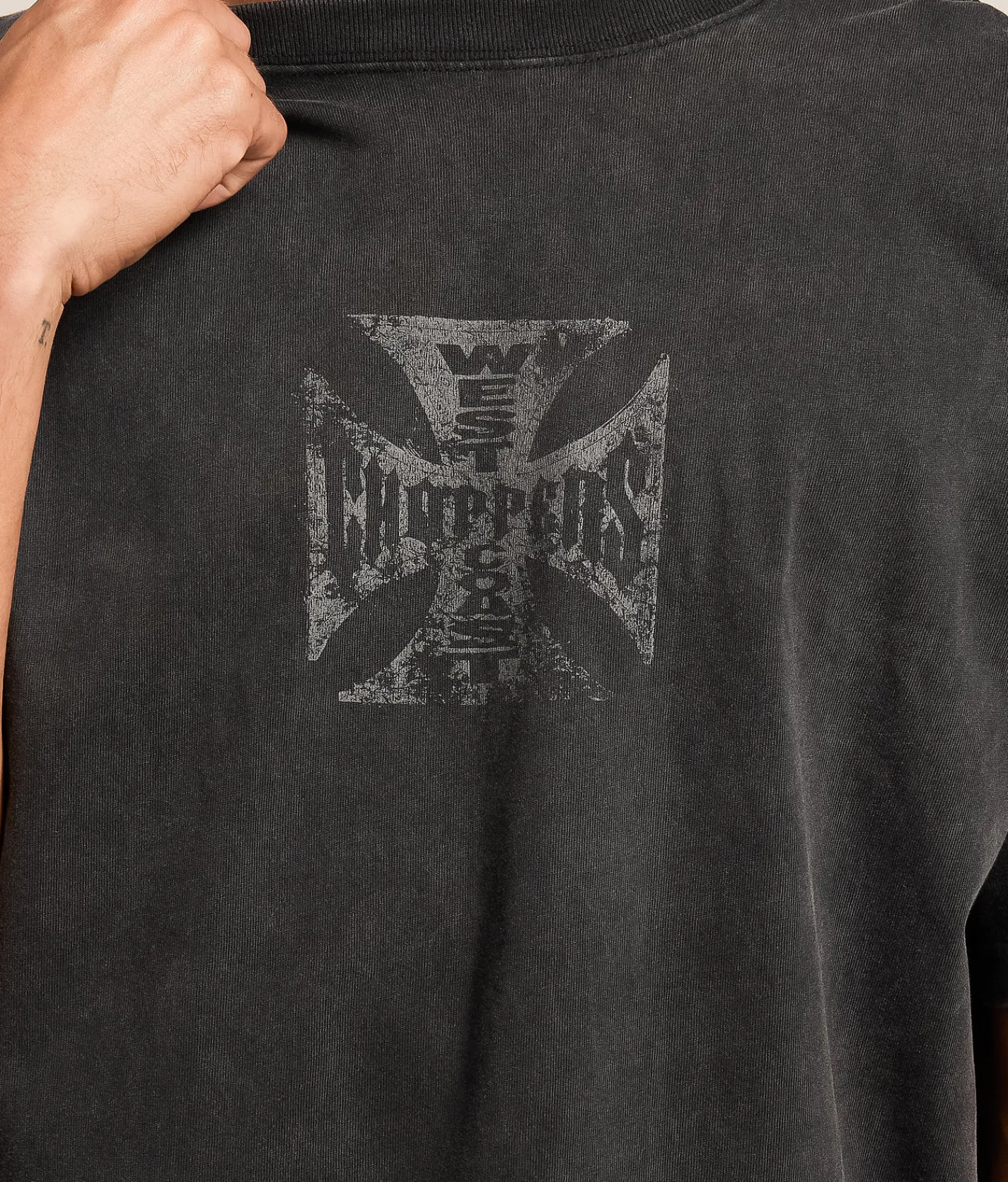 ID Supply Co. Cloaked Boxy T-Shirt Washed Black Best