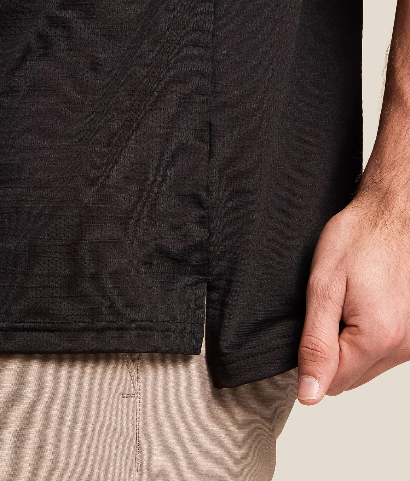 Tops | Caddie Cloud Performance Polo Black