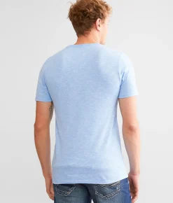 Hurley Cloudy T-Shirt White Blue Heroic Discount