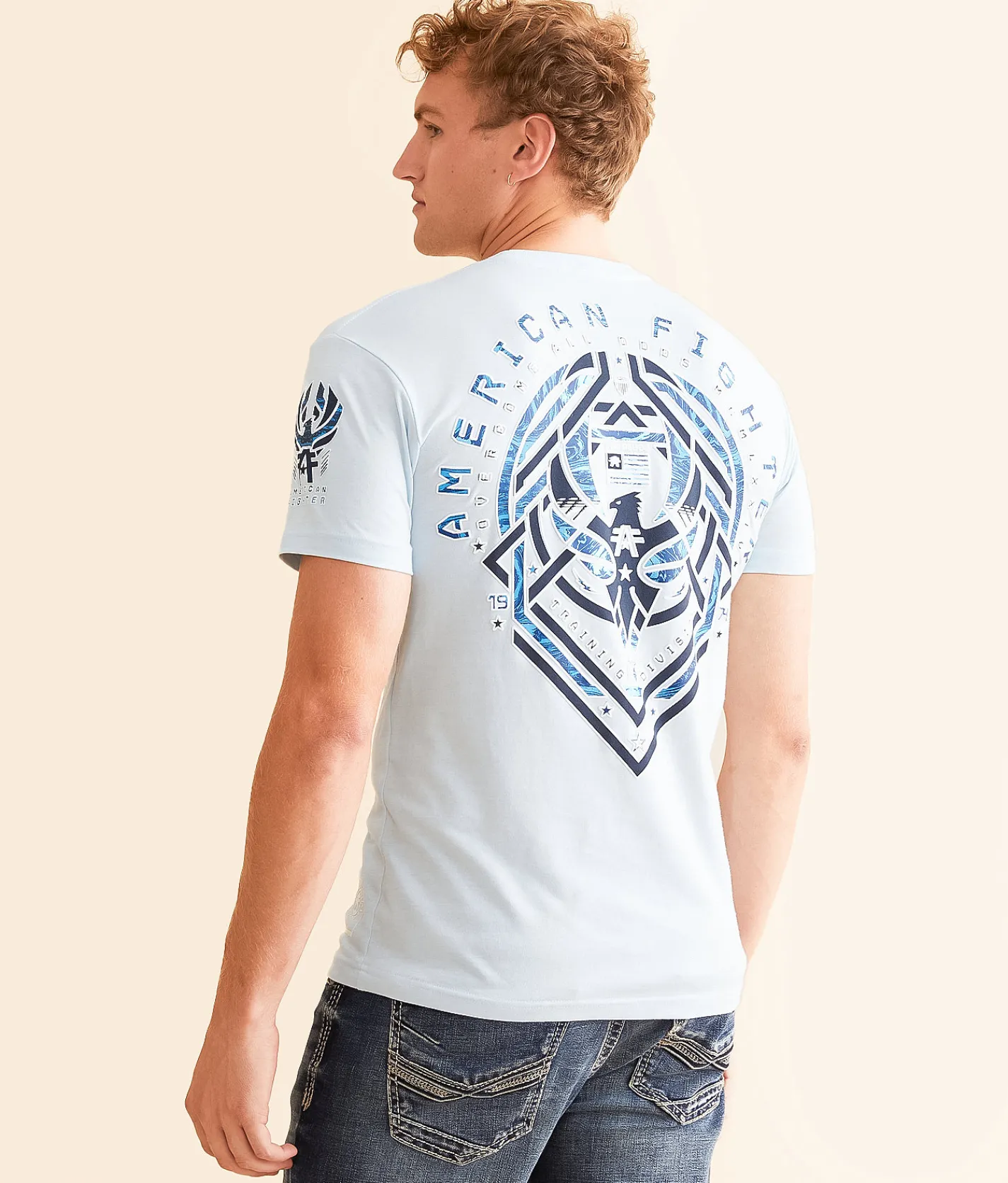 Graphic T-Shirts | American Fighter Cloverport T-Shirt Ice Melt Nantucket Breeze