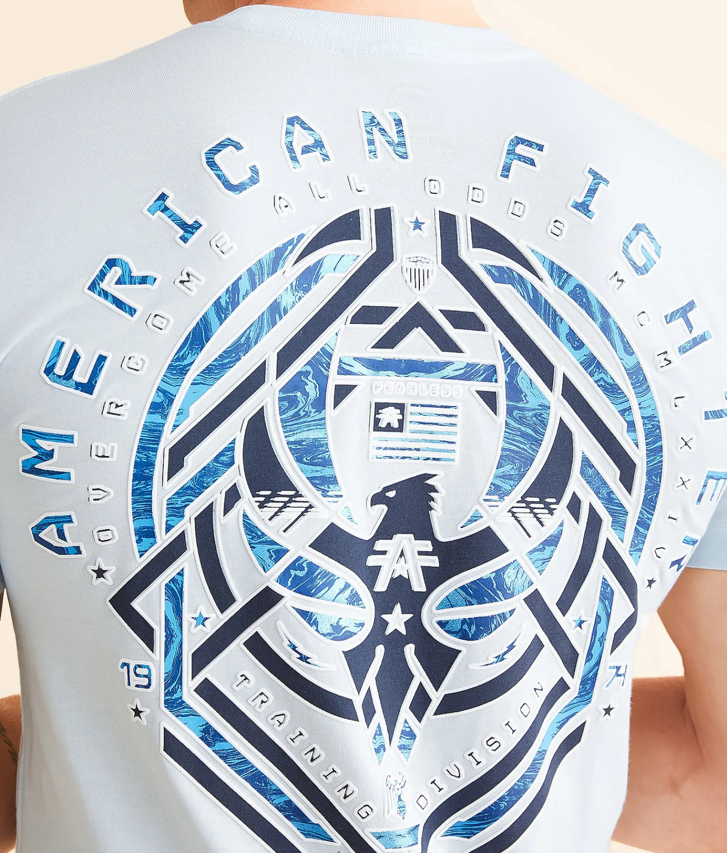 Graphic T-Shirts | American Fighter Cloverport T-Shirt Ice Melt Nantucket Breeze