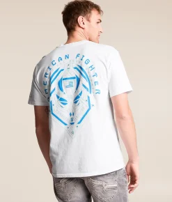 Tops|Graphic T-Shirts | American Fighter Cloverport T-Shirt White