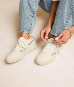 Shoes | Reebok® Club C Double Revenge Leather Sneaker Chalk Green Grey