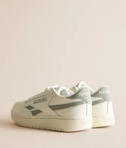 Shoes | Reebok® Club C Double Revenge Leather Sneaker Chalk Green Grey