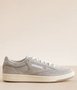 Activewear|Shoes | Reebok® Club C 85 Leather Sneaker Grey 2 Chalk