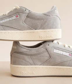 Activewear|Shoes | Reebok® Club C 85 Leather Sneaker Grey 2 Chalk