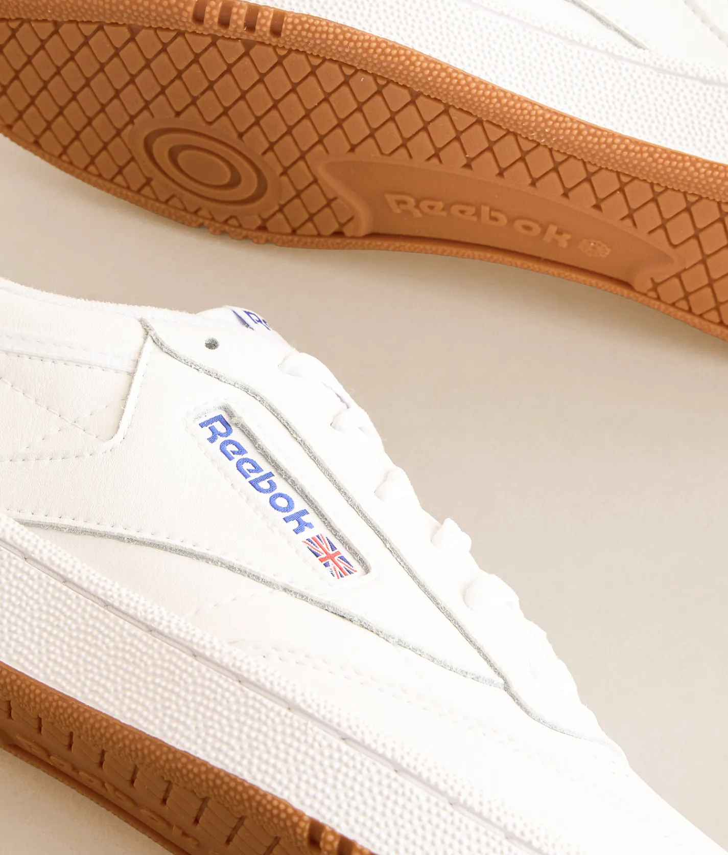 Activewear|Shoes | Reebok® Club C 85 Leather Sneaker White Royal Gum