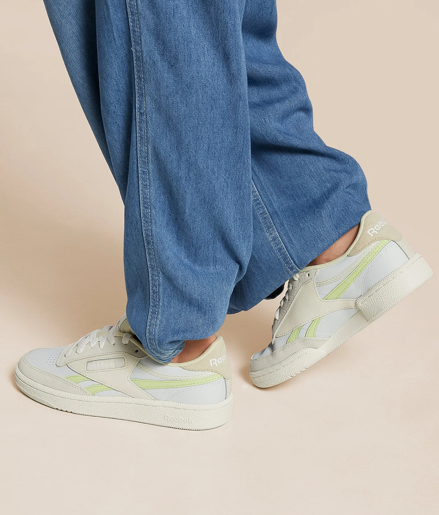 Reebok® Club C Revenge Leather Sneaker Stucco Vincha Papwht Online
