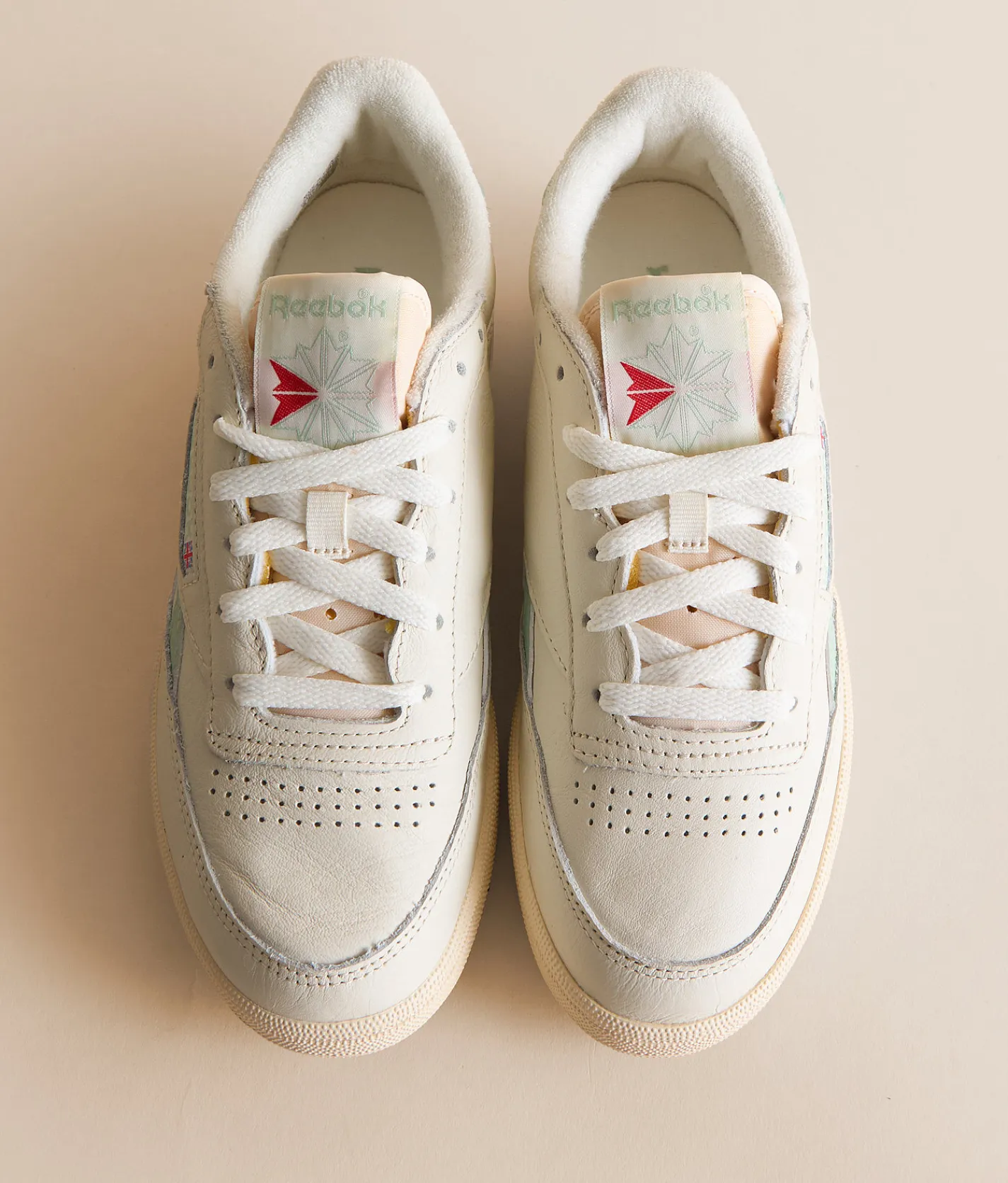 Shoes | Reebok® Club C Revenge Vintage Leather Sneaker Chalk Green White