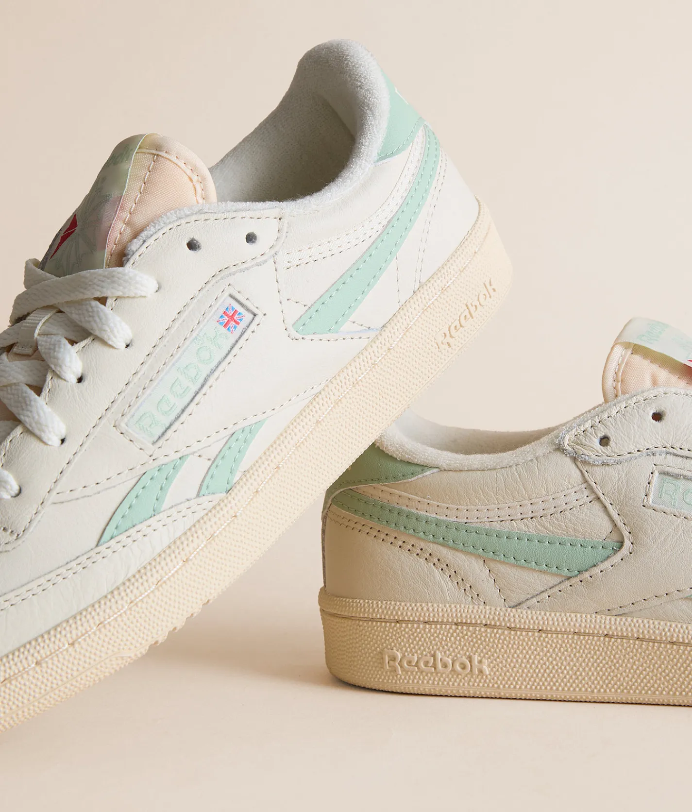 Shoes | Reebok® Club C Revenge Vintage Leather Sneaker Chalk Green White