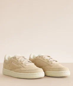 Shoes|Activewear | Reebok® Club C 85 Vintage Leather Sneaker Tan Sand Clay