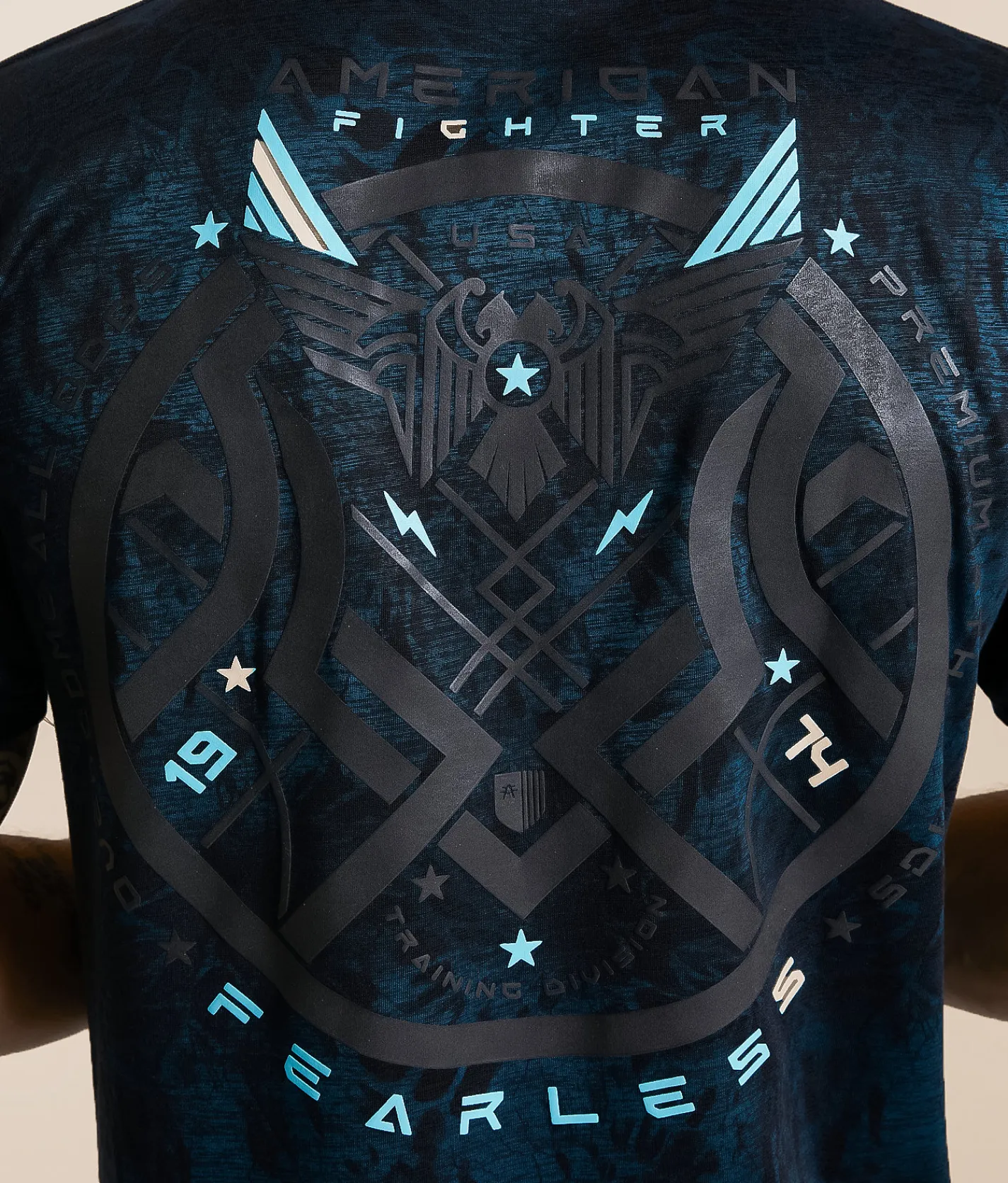 American Fighter Coalwood T-Shirt Sacramento Black New