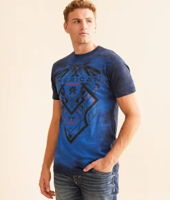 Graphic T-Shirts | American Fighter Coalwood T-Shirt Palace Blue Limoges