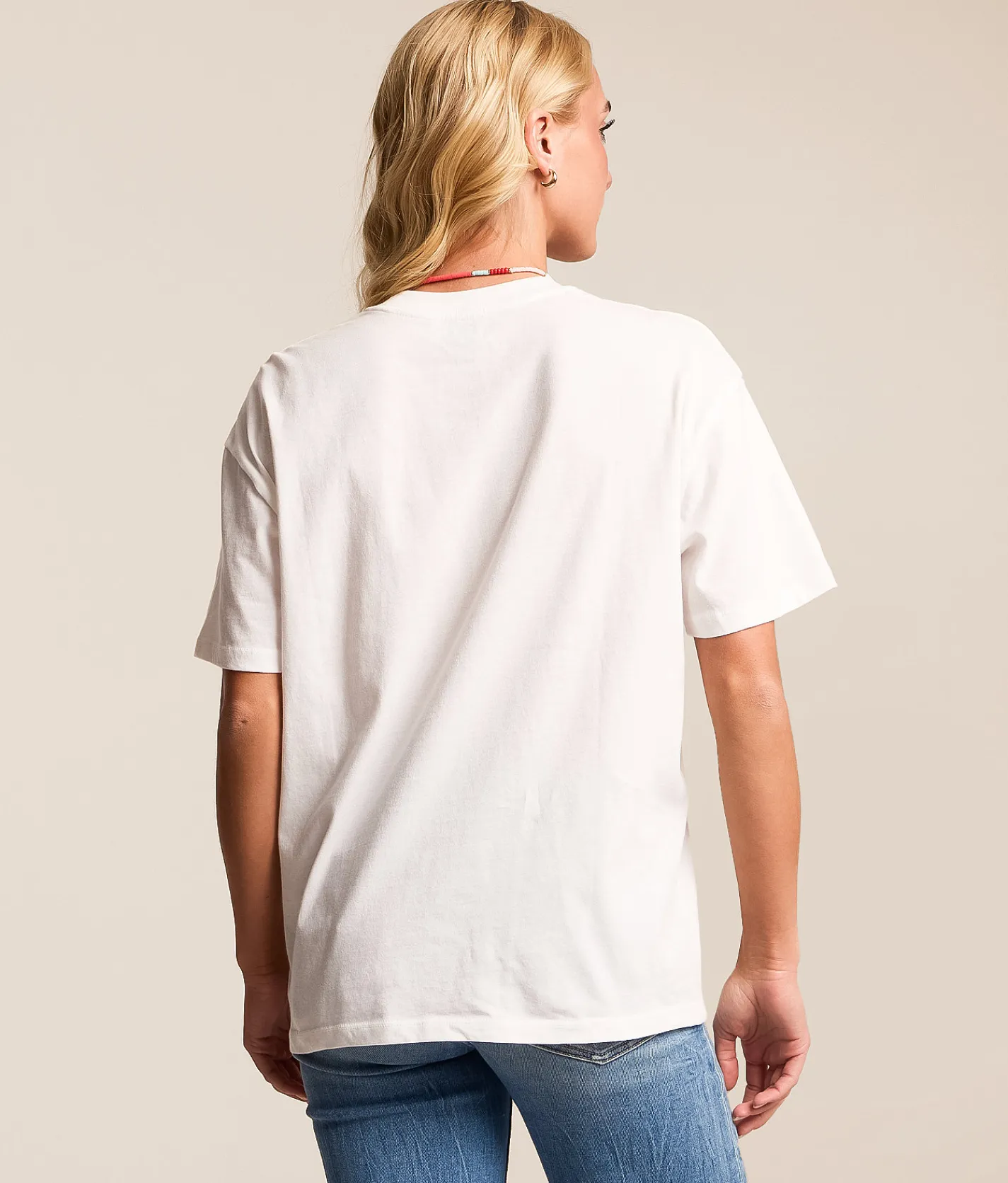 Tops | Billabong Coastal Trip Oversized T-Shirt Salt Crystal