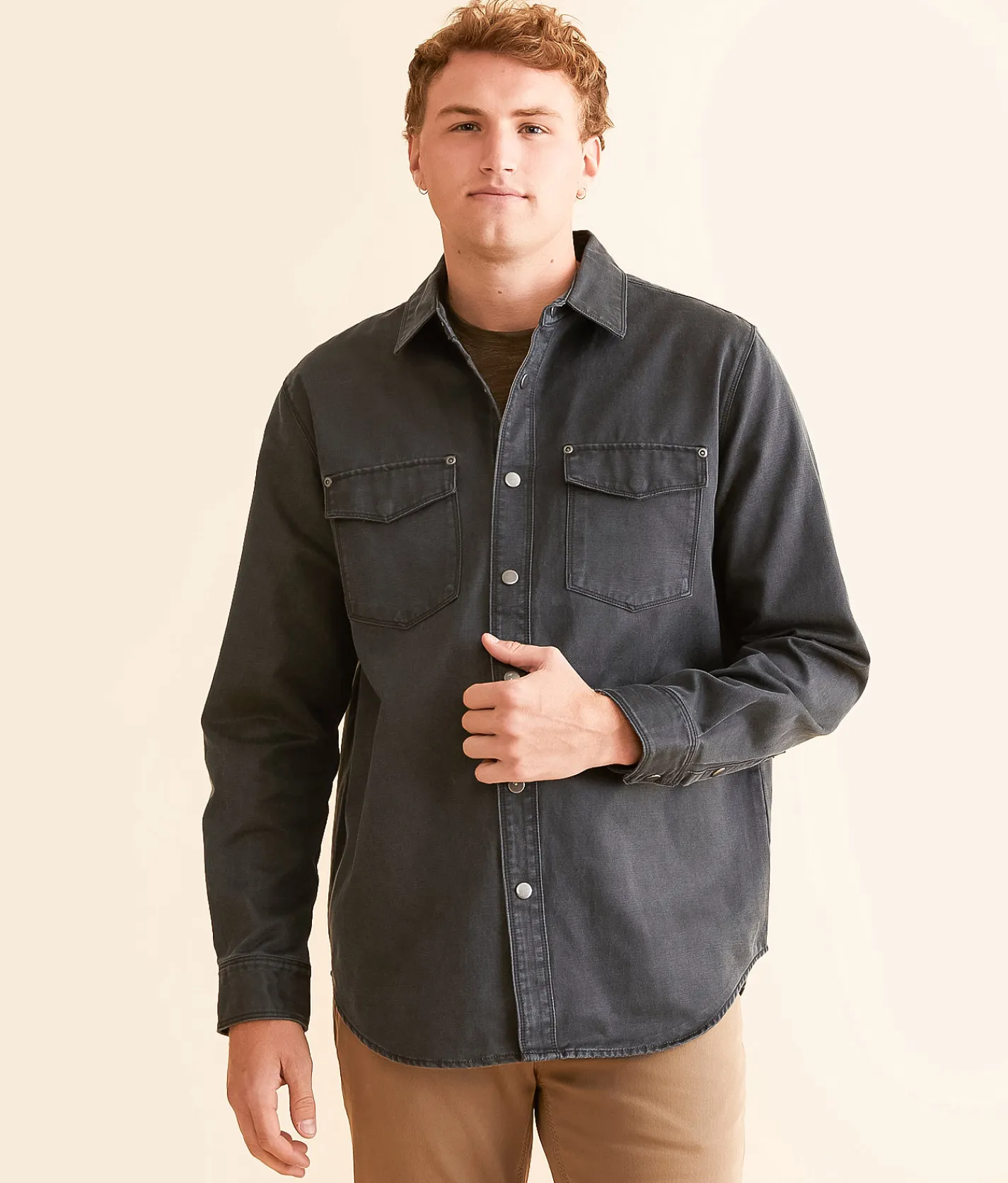 Coats & Jackets | North River® Coated Shacket Gunmetal
