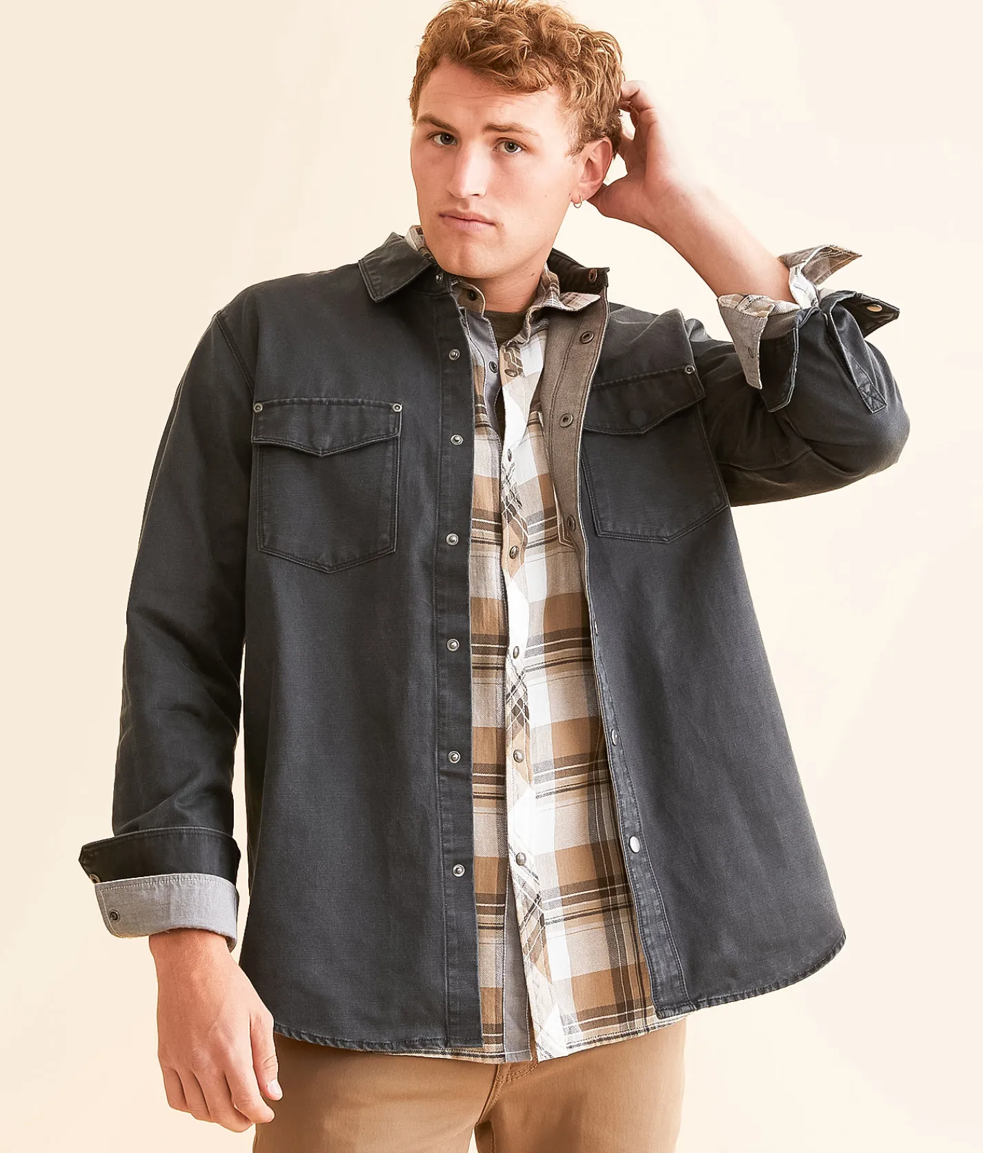 Coats & Jackets | North River® Coated Shacket Gunmetal