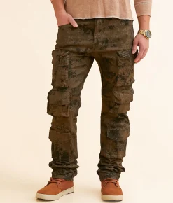 Bottoms|Jeans | Smoke Rise® Coated Straight Cargo Stretch Jean Hawthorne