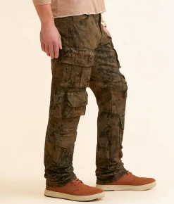 Bottoms|Jeans | Smoke Rise® Coated Straight Cargo Stretch Jean Hawthorne