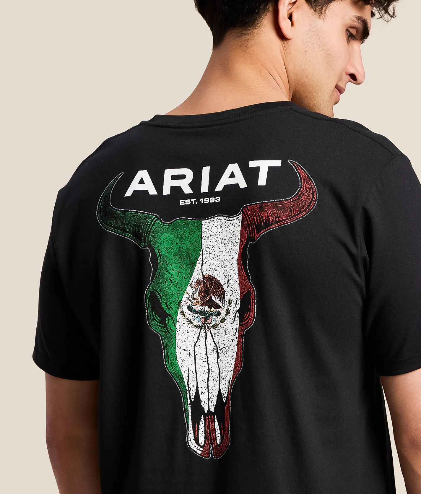 Ariat Coat Of Arms Skulls T-Shirt Black Outlet