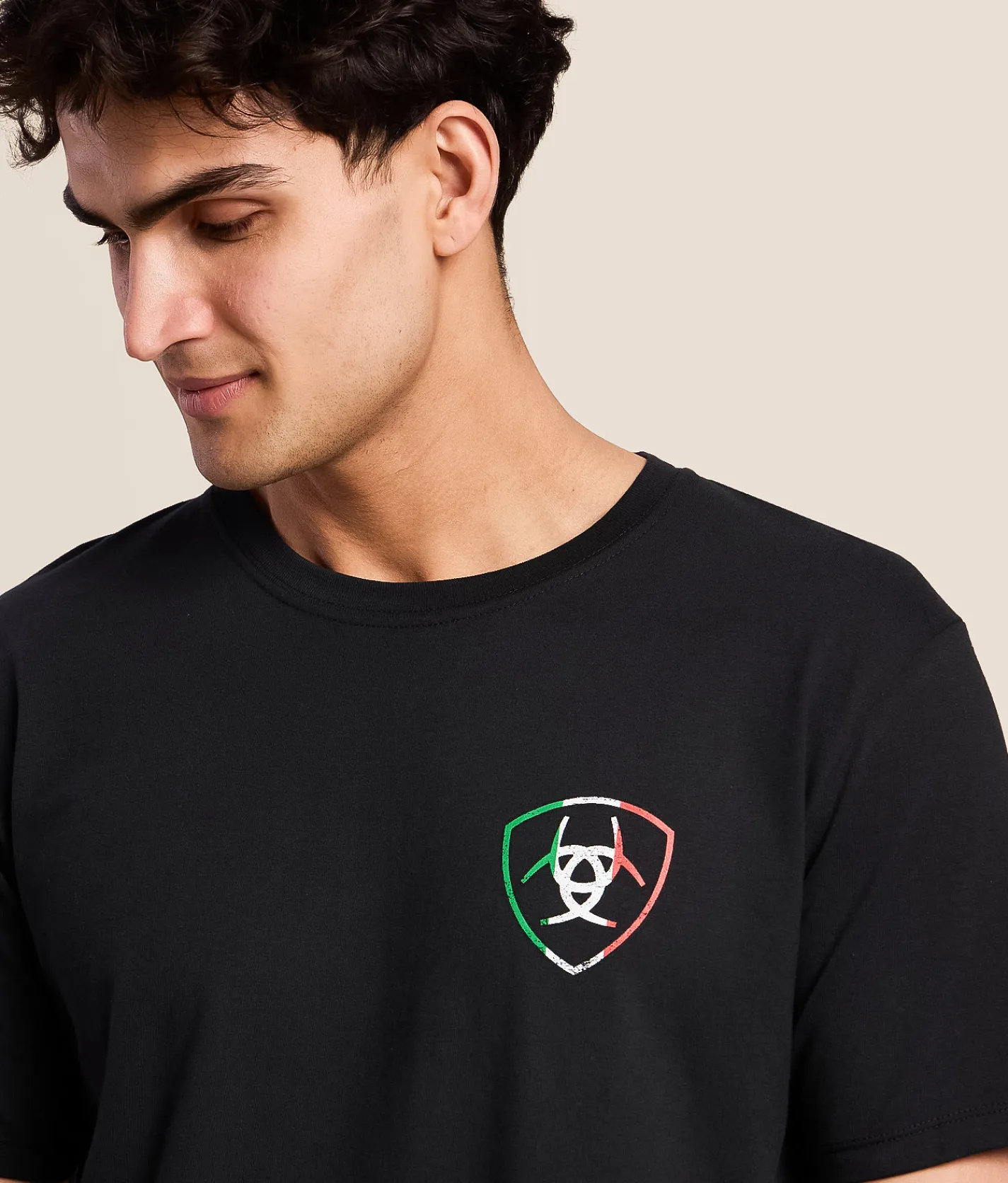 Ariat Coat Of Arms Skulls T-Shirt Black Outlet
