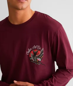 Sullen Cobra T-Shirt Tawny Port Hot