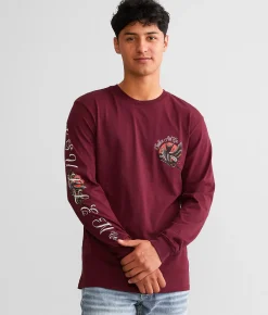 Sullen Cobra T-Shirt Tawny Port Hot