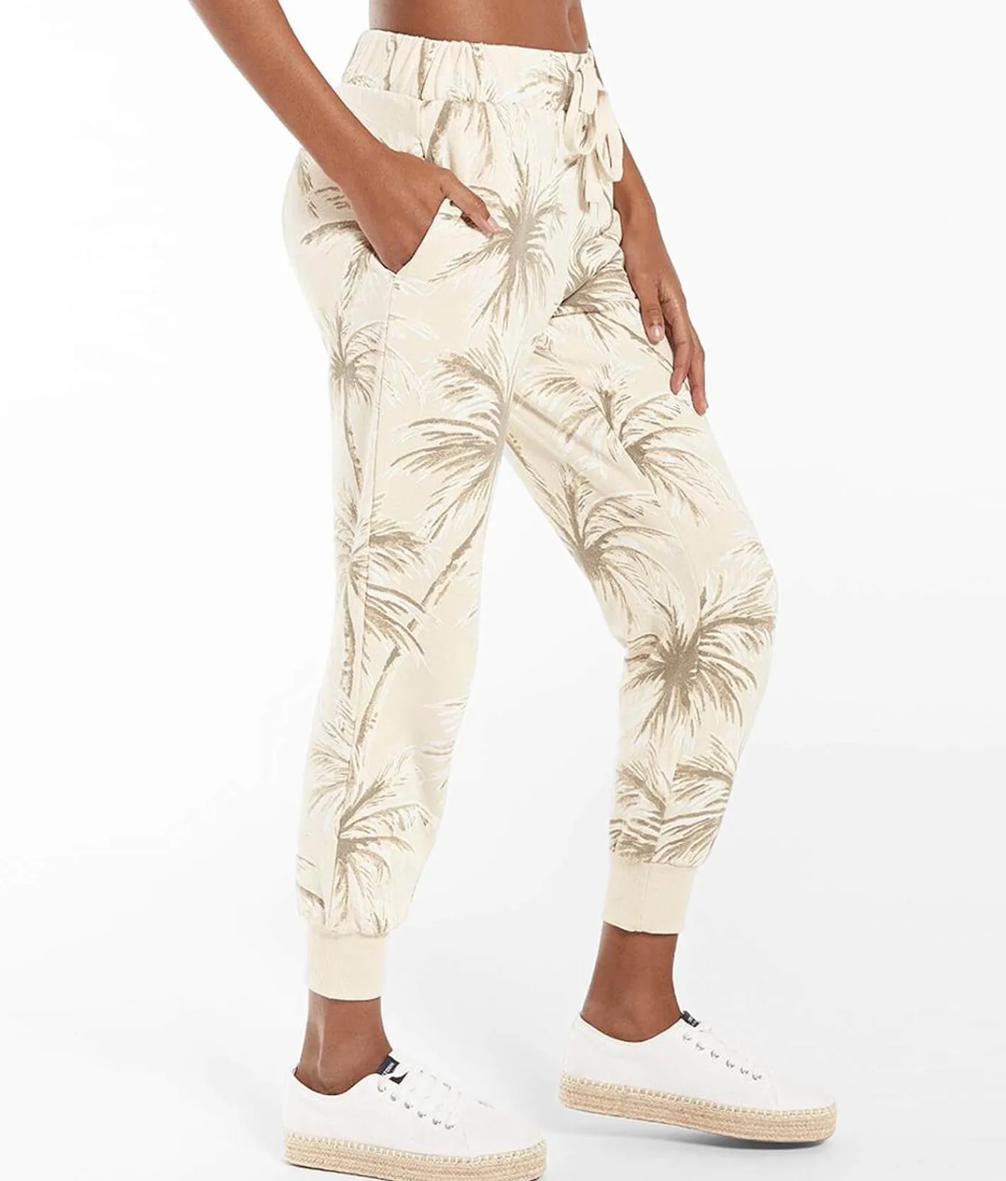 Bottoms | Z Supply Coconut Palm Jogger Sweatpant Grey
