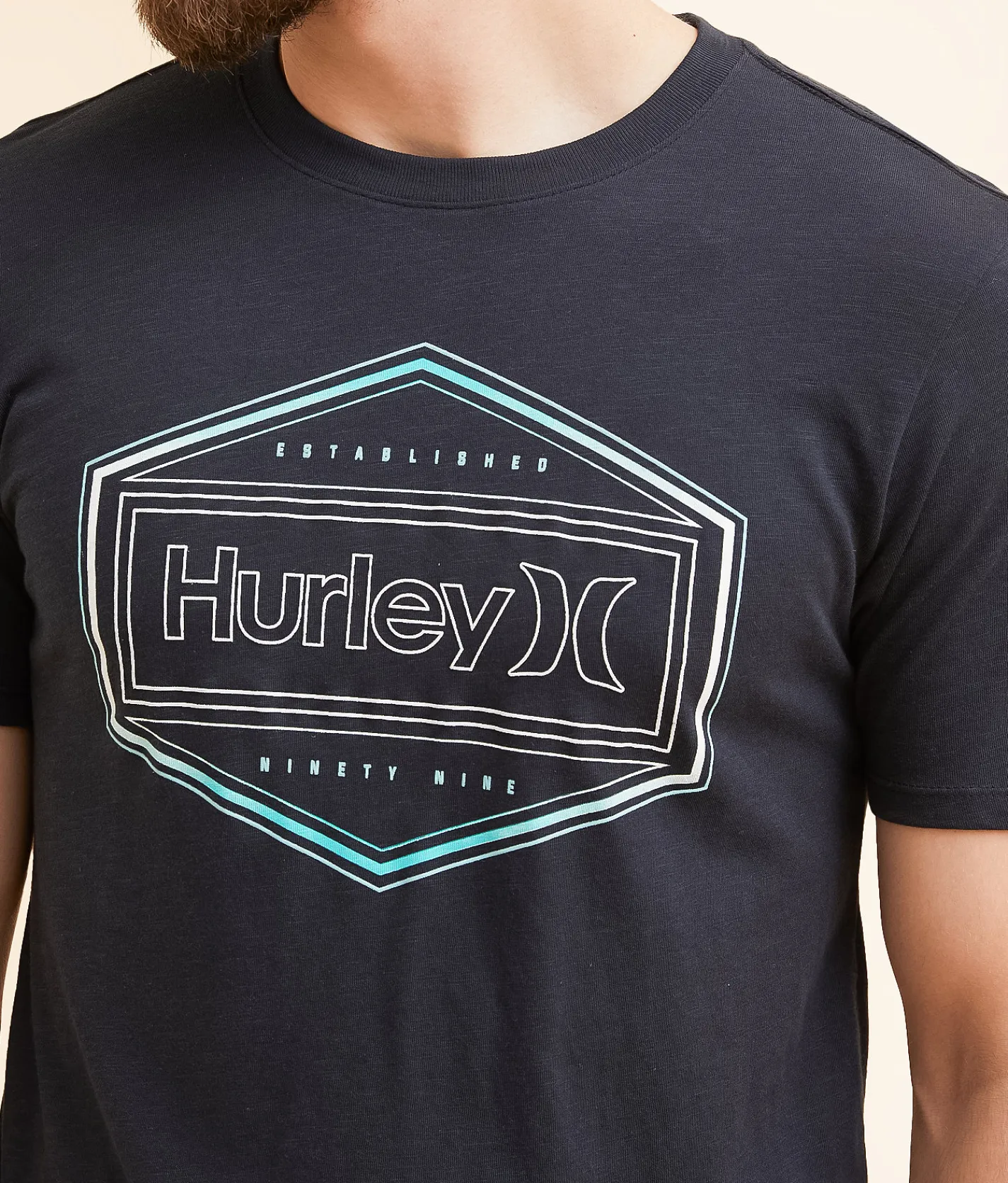 Hurley Code Breaker T-Shirt Black New
