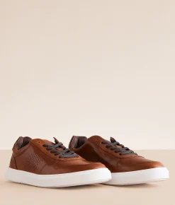 Outpost Makers Cole Leather Sneaker Cognac Online