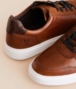 Outpost Makers Cole Leather Sneaker Cognac Online