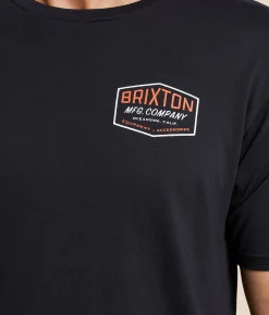 Tops|Graphic T-Shirts | Brixton Coleson T-Shirt Black