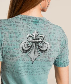 Affliction Collapse T-Shirt Trellis Lava Wash Best