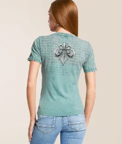 Affliction Collapse T-Shirt Trellis Lava Wash Best